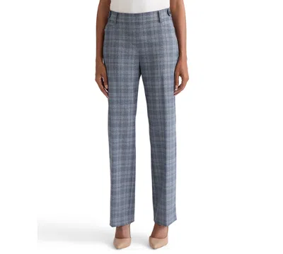 Jones New York Women's Button-tab Pull-on Trousers In Pacific Navy Multi