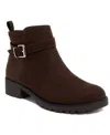 Jones New York Women's Camecia Round Toe Ankle Booties In Brown
