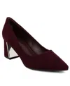 Jones New York Women's Canal Pointed Toe Block Heel Dress Pumps In Burgundy