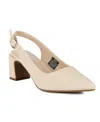 Shop Jones New York Women's Cendra Block Heel Slingback Pumps In Natural