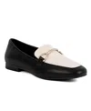 Jones New York Cira Womens Faux Leather Slip-on Loafers In Black,bone
