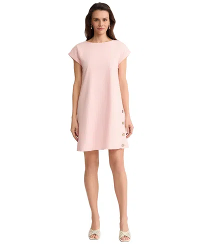 Jones New York Linen-blend Swing Dress In Multi
