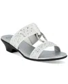 Jones New York Eanna Embellished Wedge Heel Sandals In White