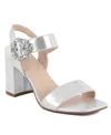 Jones New York Women's Earleny Embellished Block Heel Dress Sandals