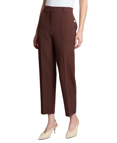 Jones New York Women's Elastic-back Straight-leg Pants