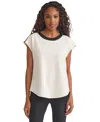 Jones New York Drop Shoulder Contrast Trim Top