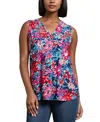 Jones New York Pleat Front Shell