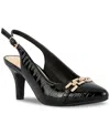 Jones New York Gildyy Pave Link-detail Slingback Pumps In Black