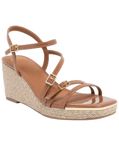 Jones New York Women's Harisyn Round Toe Wedge Sandals In Multi
