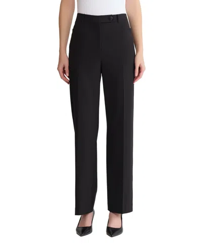 Jones New York Women's High Rise Trousers In Black