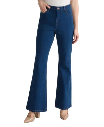 Jones New York Lexington Slim Bootcut Jeans In Blue