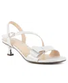 Jones New York Women's Kellery Kitten Heel Dress Sandals In Silver