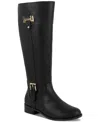 Jones New York Women's Leodenn Knee High Riding Boots In Black Smooth