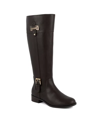 Jones New York Women's Leodenn Knee High Riding Boots In Dark Brown