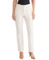Jones New York Women's Lexington High Rise Straight Leg Pants In White