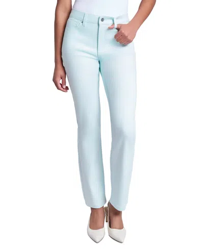 Jones New York Women's Lexington Mid Rise Straight Leg Denim Jeans