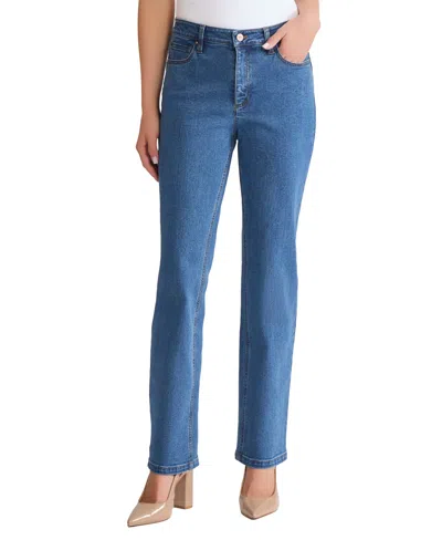 JONES NEW YORK WOMEN'S LEXINGTON STRAIGHT ANKLE JEANS