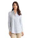 Jones New York Women's Long-sleeve Button Top In Multi