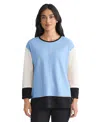 Jones New York Plus Size Colorblock Dolman-sleeve Top In Blue