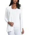 JONES NEW YORK WOMEN'S LONG-SLEEVE SIDE-SLIT CARDIGAN SWEATER