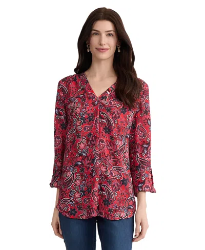 Jones New York Paisley Print Tunic In Multi