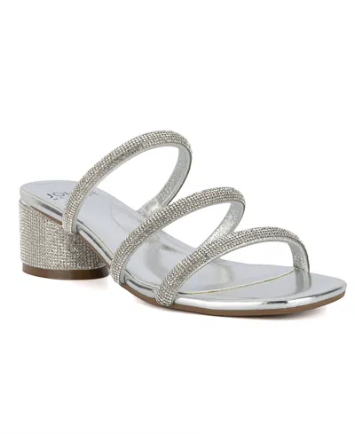 Jones New York Women's Melli Embellished Sandals In Silver