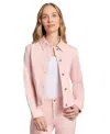 JONES NEW YORK WOMEN'S PATCH POCKET DENIM JACKET