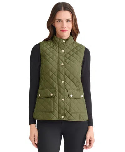 JONES NEW YORK WOMEN'S PATCH POCKET VEST JACKET