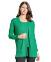 Jones New York Open Front Rib Cardigan In Kelly