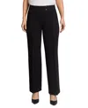 Jones New York Solid Stretch Pull-on Straight Leg Pant In Jones Black