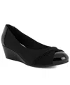 Jones New York Jny-preslee Womens Comfort Insole Manmade Wedge Heels In Black