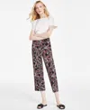 Jones New York Wide Leg Crop Pant In Prailine Multi