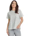 Jones New York Boxy Eyelet Pocket T-shirt In Nyc White