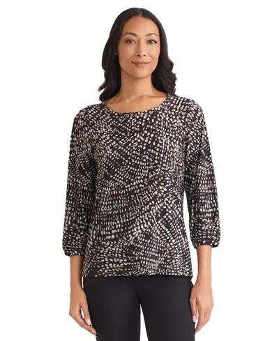 JONES NEW YORK WOMEN'S PRINTED TOP