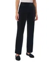 Jones New York Women's Stretch Velour Pull-on Straight-leg Pants In Jones Black