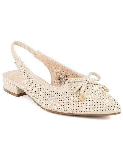Jones New York Women's Qeemeh Slingback Flats In Bone