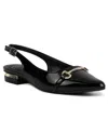 Jones New York Womens Adjustable Patent Slingbacks In Black