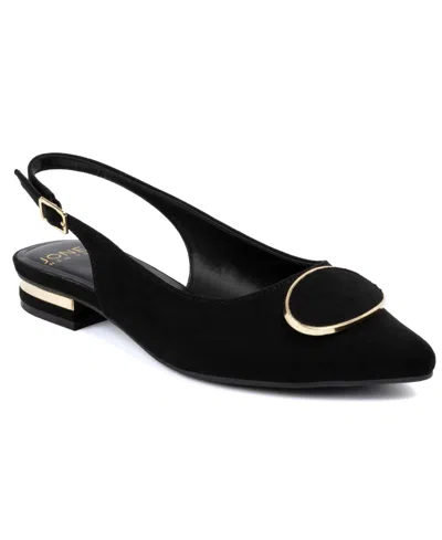 Jones New York Women's Quator Closed Toe Dress Flat In Black
