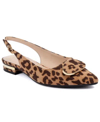 Jones New York Women's Quator Closed Toe Dress Flat In Brown