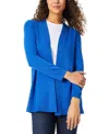 Jones New York Open Front Cardigan In Light Sapphire