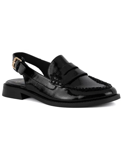 Jones New York Women's Renaud Slingback Loafers In Black Patent