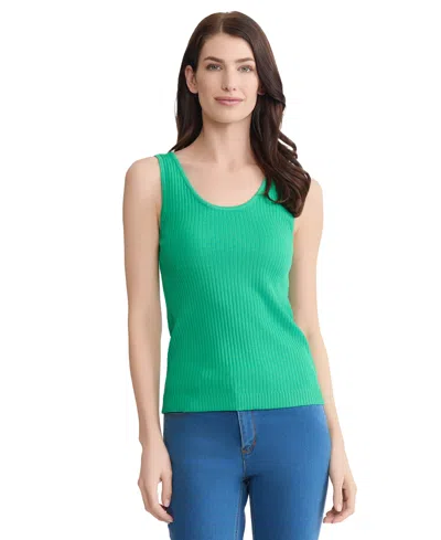 Jones New York Women's Scoop Neck Tank Top In Green