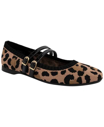 Jones New York Women's Serity Knit Mary Jane Flats In Brown