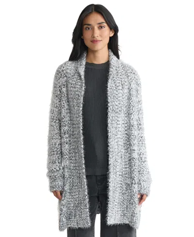 Jones New York Shawl Collar Cardigan In Gray