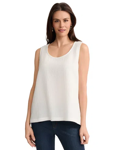 Jones New York Women's Sleeveless Tank Top In Metallic