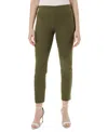 Jones New York Plus Size Solid Stretch Pull-on Straight Leg Pant In Jasper Green