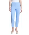 Jones New York Pull-on Slim Fit Ankle Pants In Chintz Blue