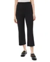 Jones New York Women's Solid Wide-leg Cropped Pull-on Pants In Jones Black