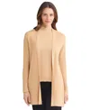 Jones New York Women's Sutton Ribbed Long-sleeve Cardigan Sweater In Brown