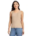 Jones New York Scoop Neck Sweater Tank In Jones Khaki